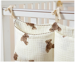 🔥Free Shipping🔥Cotton Gauze Hanging Baby Nappy Storage Bag