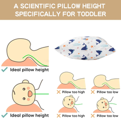 100% Cotton Printed Kids Sleeping Pillow