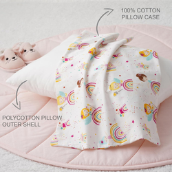 100% Cotton Printed Kids Sleeping Pillow