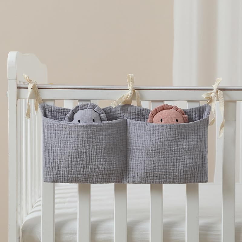 🔥Free Shipping🔥Cotton Gauze Hanging Baby Nappy Storage Bag