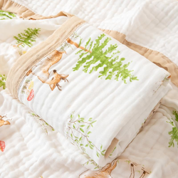 🔥Free Shipping🔥Soft Plain Fabric Swaddle Baby Blanket