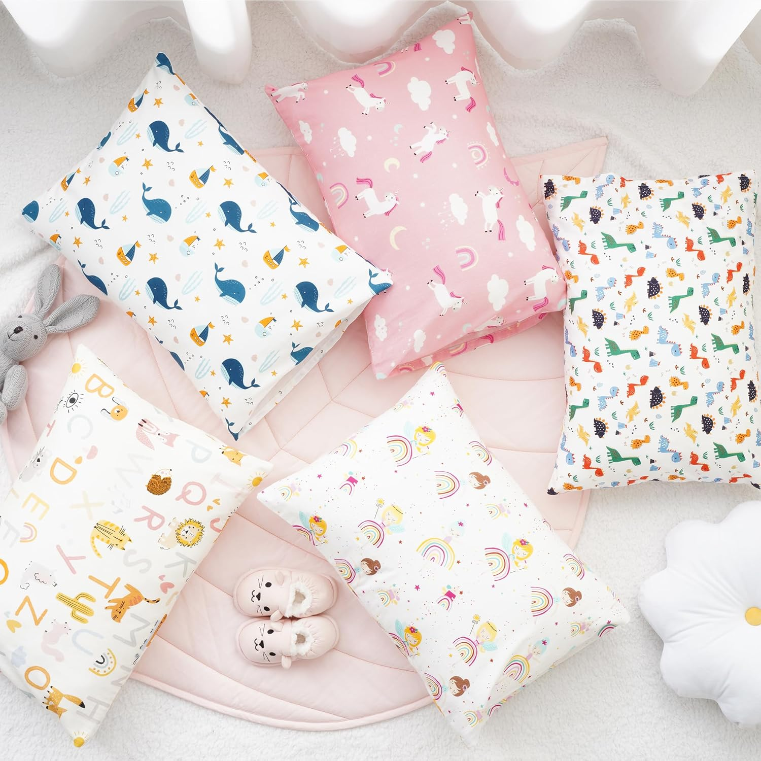 100% Cotton Printed Kids Sleeping Pillow