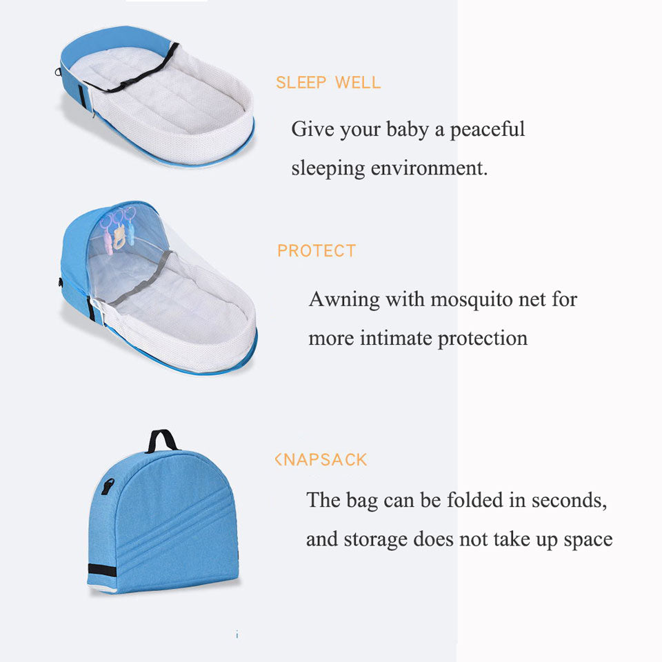 🔥Free Shipping🔥Portable Folding Crib