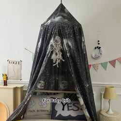 🔥Free Shipping🔥Hanging Round Canopy Bed Curtains