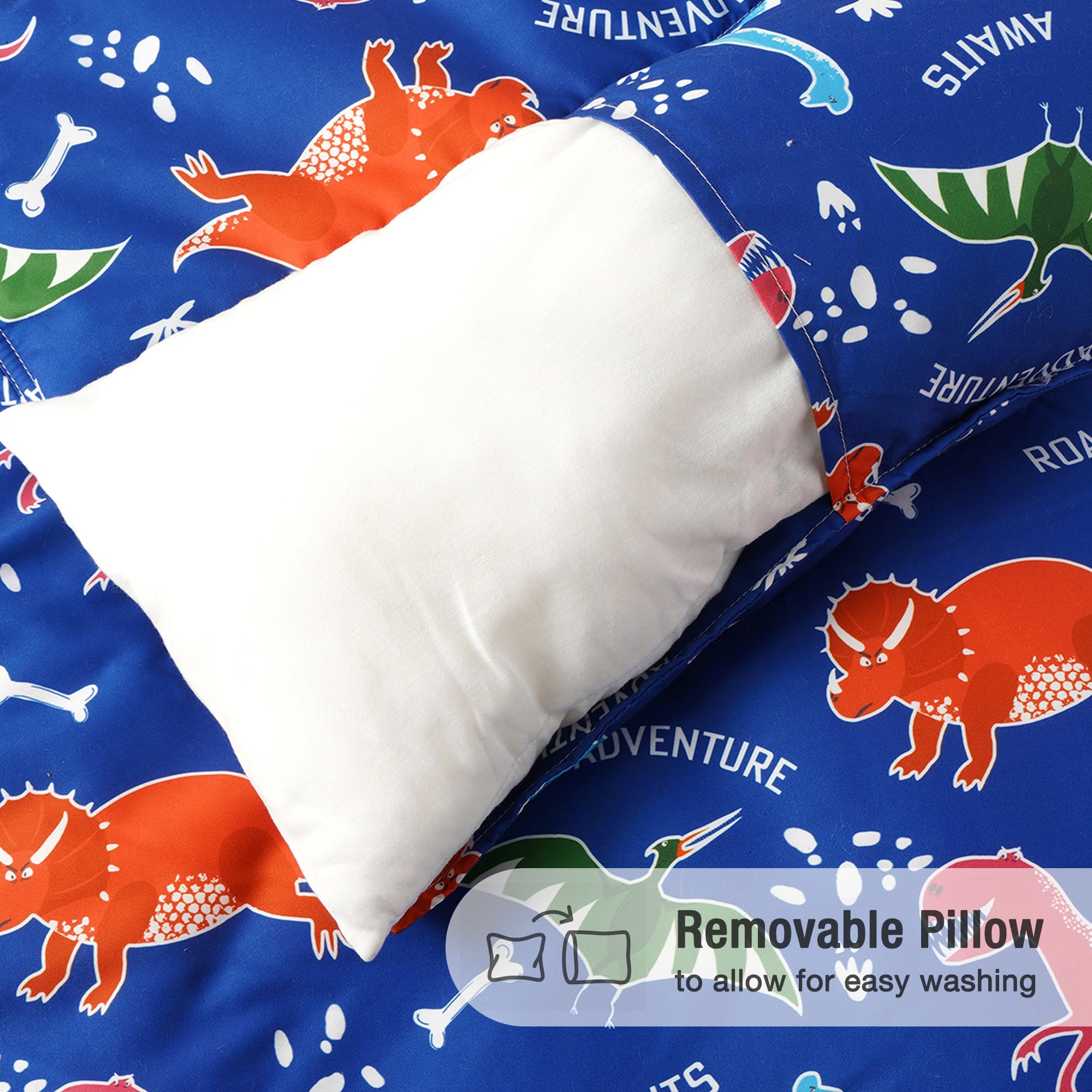 Removable Pillow Toddler Nap Mat