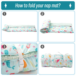 Removable Pillow Toddler Nap Mat